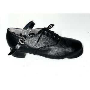 Halmor Womens Size 6 Black Super Flexi Lace Up Irish Jig Shoes